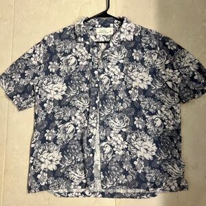 Floral Blue Shirt